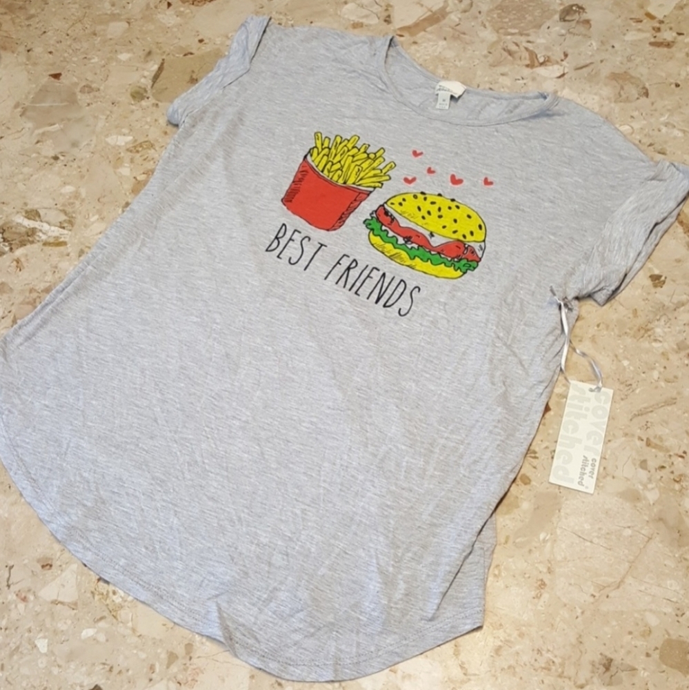 Cover Stitched Best Friends Shirt